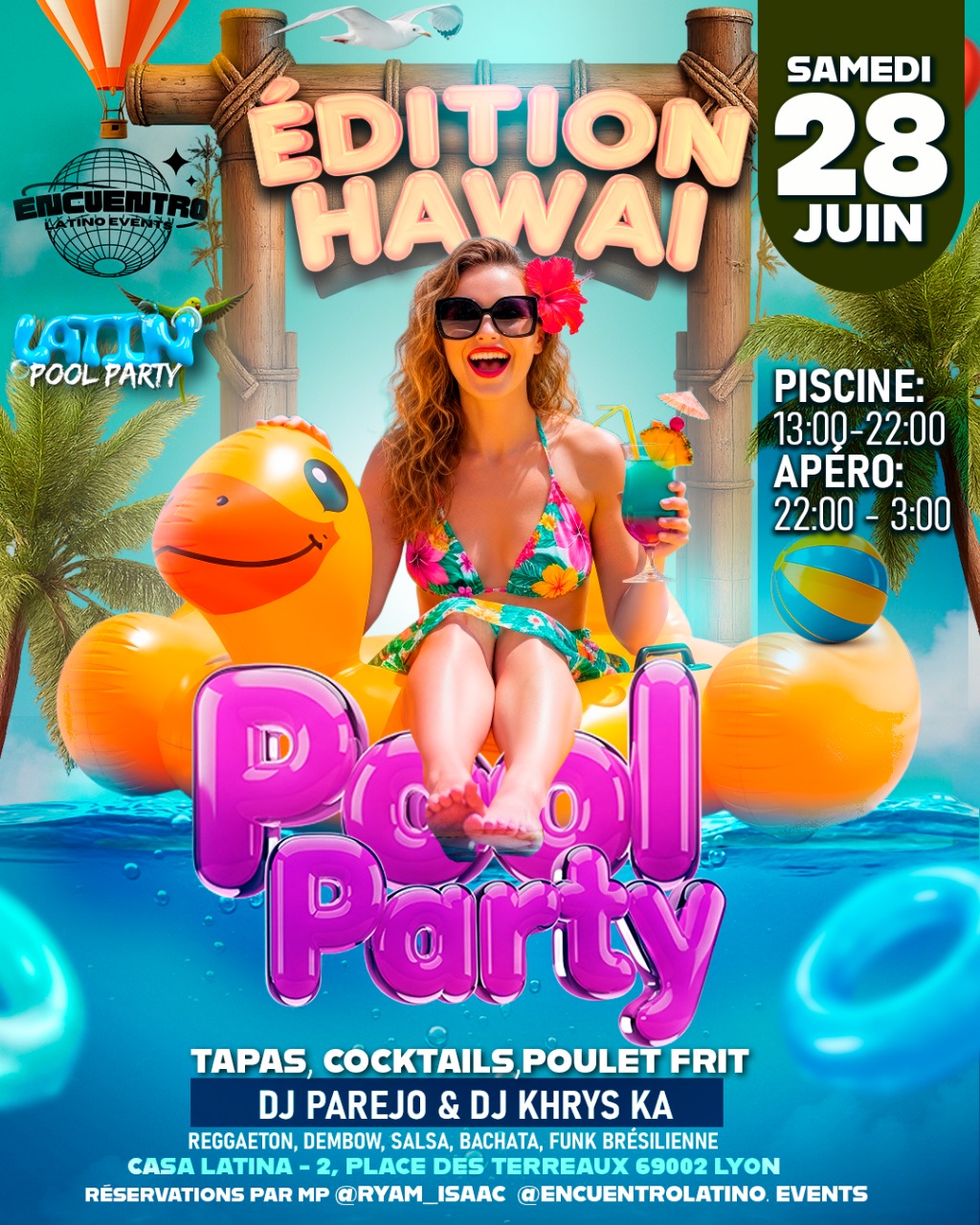 Pool party event